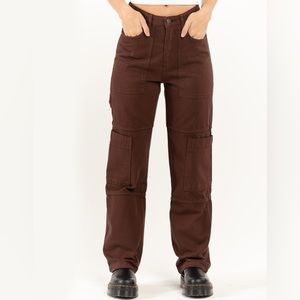 The Ragged Priest combat jeans brown